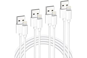 SUNDIX iPhone Ladekabel, USB Lightning Kabel, Original Apple MFi Zertifiziert (4Pack-1FT+2FT+3FT+6FT) USB auf Lightning kabel Kompatibel mit iPhone 14 13 12 11 Pro XS Max XR X 8 Plus 7 Plus 6 Plus 5s SE