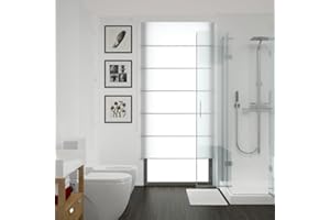 Proclad PVC Wall Panels - 1220 x 2440 x 2.5mm Sizes - Separate Trim Fittings - Easy to Install Waterproof for Bathroom Cladding Panel and Shower Wall Panels - White - Single Large Panel