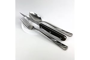 IKONA INNOVATION PLASTICS DESIGN IKONA, Poggia Posate da Tavolo in Plexiglass/Appoggio Posate da Tavola, Set 6 pz, Design Elegante e Funzionale, Idea Regalo Elegante per Mise En Place, Colore Bianco, Small - Ø 11 cm, Made in Italy