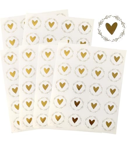 Aquarel hartjes Valentijnsdag stickers Aquarel hartjes Valentijnsdag stickers