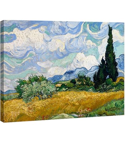 Poster La Nuit Étoilée De Van Gogh - Impression Fine Art, Papier 230g/m², Tailles A4 à XXL