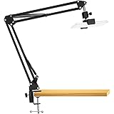 ChromLives Bras articulé téléphone Noir, Pied Portable Video Conception Pliante Support vidéo Bras de téléphone à Bras Long U