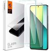 Spigen Redmi Note 13 Pro ile Uyumlu Cam Ekran Koruyucu GLAS.tR Slim (2 Adet) Şeffaf - AGL08293 (Spigen TR Garantili)