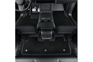 ZYCHUANGYING Fit Tesla Model Y Juniper Refresh 5-Sitzer (2026) Fußmatten, 2-lagige Bodenauskleidung, Automatten, Allwetter für ultimativen Schutz im Innenraum (schwarz)