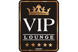 RAHMENLOS Oryginalna blaszana tabliczka VIP Lounge nr 3484