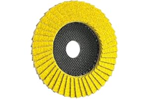 CS UNITEC Eisenblätter A00225 TRIMFIX HellFire; Fächerschleifscheibe, 125 x 22,2 mm, Multigrain 40/60, 10 Stück