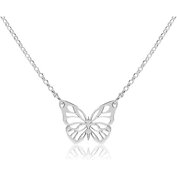 Pulseras Hilo Sofia Milani - Collar De Mariposa En Plata 925 Para