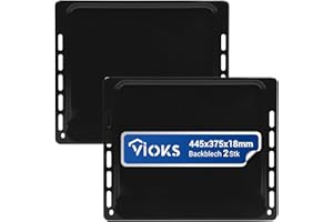 ‎VIOKS VIOKS Set 2x Ofen Backblech 445х375х18mm Ersatz für Whirlpool 481010683241 Backblech Rechteckig/Ofenbleche für Backofen Ignis Bauknecht Elica
