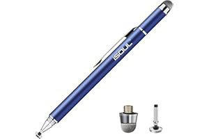 iSOUL Lápiz Capacitivo Universal para Tablet, Smartphone, iPad (iPad, Mini, Air, Pro), iPhone, Samsung Galaxy Tab S7/A7, Microsoft Surface, Chromebook, Acer, Huawei, Xiaomi, iOS o Android