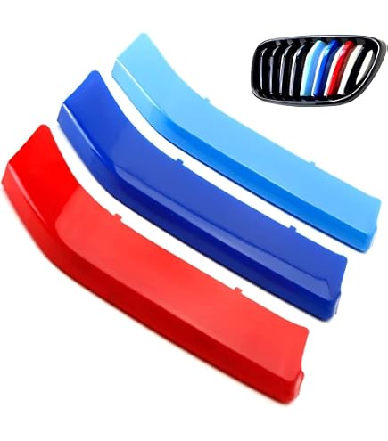 Kit 3 Bandes De Calandre Colorées Pour BMW F40 F41 (7 Lamelles) | Stylisation Avant Sportive Et Facile à Poser