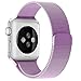 Produktbild Für Apple Watch Armband 38mm, VIKATech Milanese Schlaufe Edelstahl Smart Watch Armbänder mit einzigartiger Magnetverriegelung ohne Schnalle für Apple Watch Armband 38mm Series 1 / 2, Sport, Edition, Nike+, Lavendel