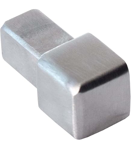 Dalsys Fliesenschiene 2,5m X 8mm Eckprofil Quadratprofil Edelstahl