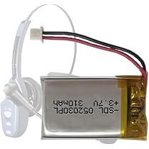 Batterie 300mAh 3,7V 502030 Pour Casque BlueParrott - Compatible Nextbase, Cobra, GPS - Lithium Polymer Rechargeable