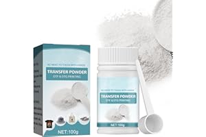 DTF Powder for Sublimation | Hot Melt Powders 100g/3.5oz | Waterproof DTF Powder Digital Transfer, Hot Melt Adhesive for Black or Dark Colored Garments Rianpesn