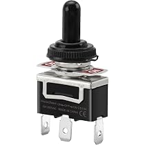 Heschen Interruttore A Levetta In Metallo, C511A, SPST, 2 - 3