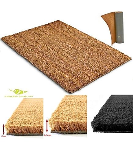Velcoc Zerbino In Cocco Naturale Su Misura - Spessore 23 Mm, Larghezza Rotolo 1 Mt, Prezzo A Multipli Di 10 Cm, Fai Da Te