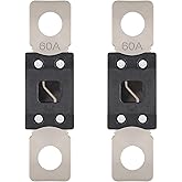 VEXUNGA MEGA Car Fuses 60 A Fuses ANM Mega Fuse High Current 60 Amps for Vehicles Motorhomes Trucks Buses (2 Pieces)