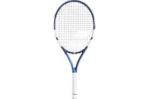 Babolat, Raquette de Tennis Modèle Drive Junior, Taille Unique, Couleur Bleu/Rouge, Cadre Composite en Graphite et Aluminium, Léger 230 g, Idéal pour Jeunes Joueurs 9-11 Ans