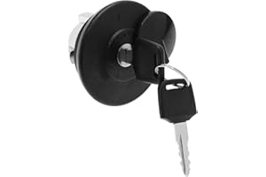 SG Store Bouchon de réservoir de Carburant pour Scooter GY6 avec 2 clés pour Scooter GY6 - Couvercle de réservoir de Carburant en métal 49 CC 50 CC 4 Temps - YY50QT