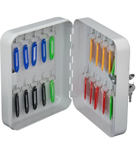 Oderra 20 sleutelhangers van kunststof, 10 kleuren, beschrijfbaar etiket voor huissleutels, bagagelabels, huisdiernaamlabels