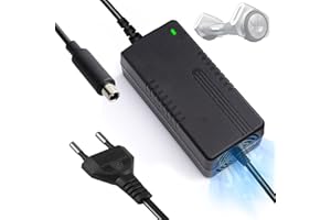 Tacilin Câble de Charge Hoverboard, Chargeur de Scooter électrique 42V 2A, Chargeur de Scooter électrique pour Scooter Xiaomi M365, M365 Pro, 1S, G30, Ninebot ES1, ES2, ES4, Bird, Lime