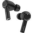 Belkin SoundForm™ Pulse Noise Cancelling Earbuds, Wireless Ear Buds with Wireless Charger Case & Three Microphones per Earbud - IPX5 Water Resistant Bluetooth Headphones for iPhone & Samsung - Black
