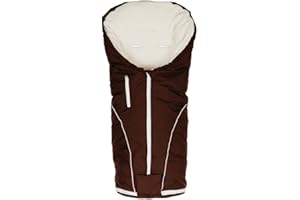 Altabebe AL2279C - 30 Winter Footmuff Clima Guard for Strollers (Brown/ Whitewash)