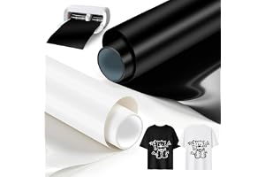 Smart Iron on för Cricut Joy Xtra 2 rullar, 24x200 cm Textilfolie för plotter