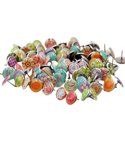 30 stuks creatieve decoratieve bloemenpunaises voor prikbord - Voor doe-het-zelf, kaart, kurkbord, fotoweergave, kantoor, thuis