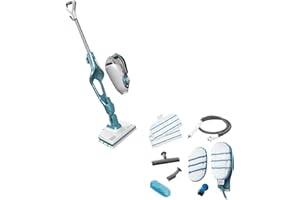 BLACK+DECKER Balai Vapeur 9 en 1 avec Nettoyeur à Main et Gant SteaMitt, 1,3 kW, FSMH1351SM-QS