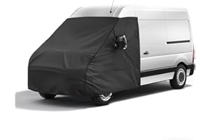 LMYSUFI Housse de Pare-Brise Compatible avec Renault Master 2010-2024, Bâche de Protection Pare-Brise pour Camping-Car Contre Le Gel et Le Soleil imperméable Housse de Voiture Couvrant Tout Le Capot
