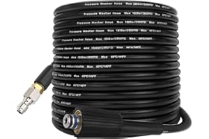 BEAR FORCE Manguera de repuesto para hidrolimpiadora 10 m * 180 bar, compatible con limpiadoras de alta presión Lavor Super Wash 160…