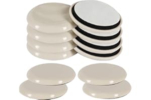 Navani Furniture Sliders for Heavy Items - Washing Machine Sliders - Furniture Sliders for Carpet - Smoothly Glide Furniture Anywhere - 12pcs