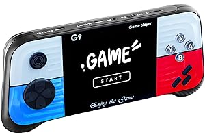FIOTASY Handheld Game Console Built-in 400 Retro Games, Travel-friendly Gaming Console with Long Battery Life, Plug and Play Video Game Console for Kid, Handheld Video Game Console for Boys Girls
