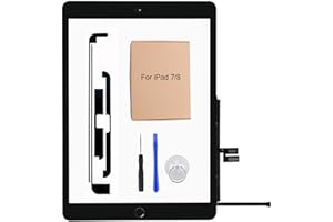 bestbargainhouse Screen Replacement for iPad 7th 2019 iPad 8th 2020 for A2197 A2198 A2200 A2270 A2428 A2429 A2430 Touch Screen Digitizer with Home Button Tools Kit Tape