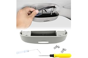 YEE PIN Funda para gafas Lexus ES 300H 350 / NX 200 300H / RX 300 350 450H / UX 200 250H Auto Parasol Organizador de gafas de sol para coche Soporte de gafas de sol