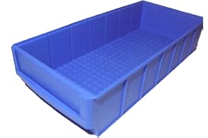 SOPO A-Z Industrieboxen 400x183x81mm blau Stapelboxen Lagerbehälter Schütte Regalkästen Lagerbox stapelbar Made in Germany