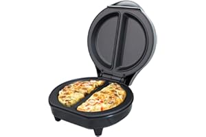 QUEST Dual Omelette Maker Electric - Easy Clean Non-Stick Cooking Plate - Makes Healthy Omelettes, Scrambled & Fried Eggs - Featuring Ready Indicator Light & Cool Touch Handle