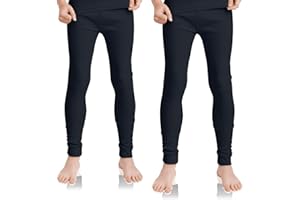 Celodoro 2er Pack Lange Kinder Thermo Unterhose Winter Unterwäsche