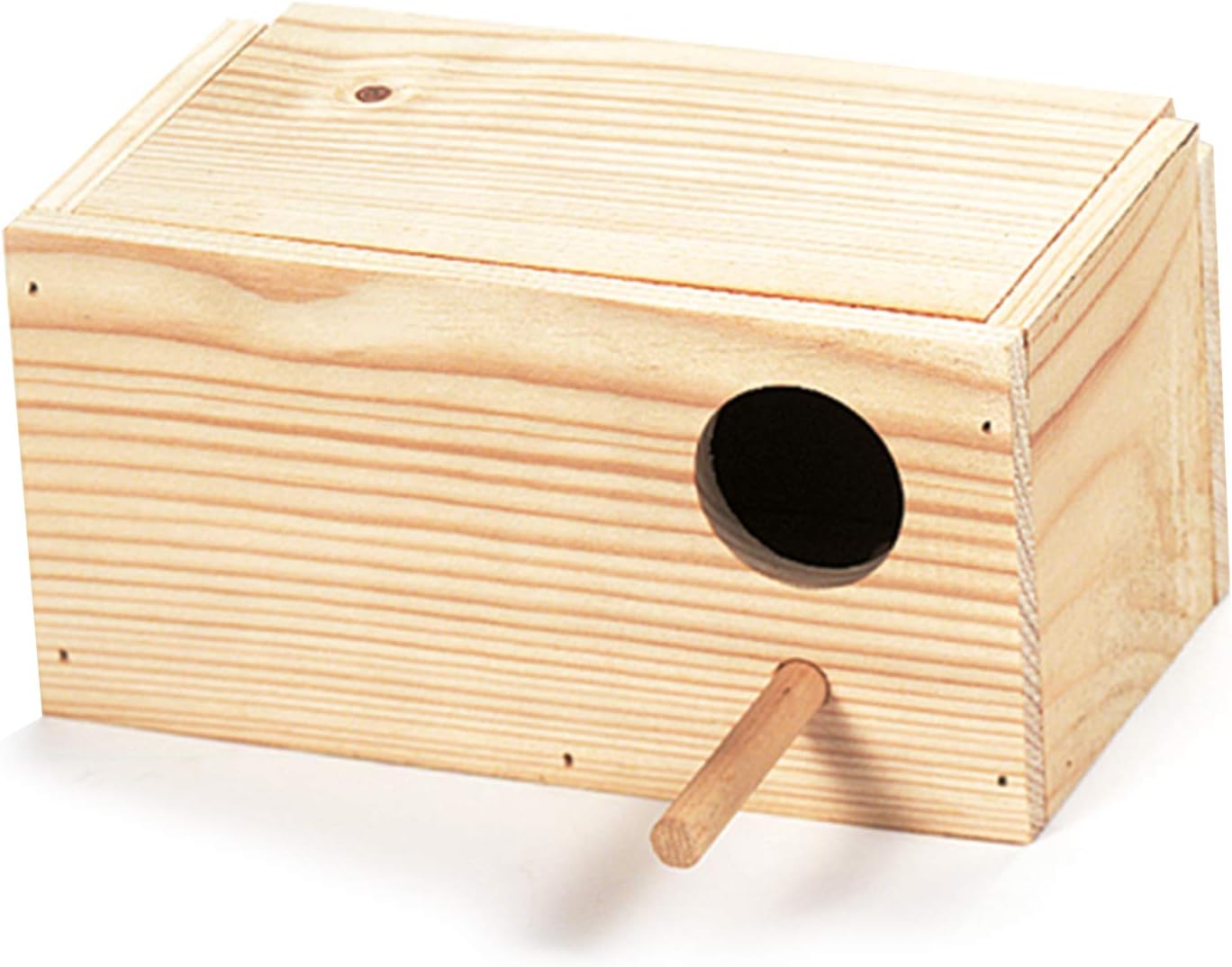 Nido de Madera para periquitos y agapornis