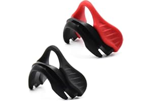 HKUCO Reforzarse Rojo/Negro Almohadillas de silicona de repuesto para Oakley EV-Zero OO9308 Calcetines de oreja 2 pics