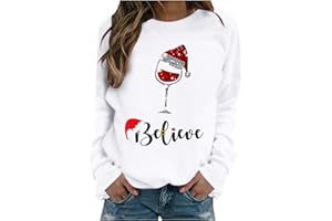 Weihnachten Pullover Damen, Rudolph Rentier Elfe Weihnachtspullover Kapuzenpullover Teenager Mädchen Weihnachtspulli Weihnachtsmann Christmas Sweatshirt Xmas Pulli Shirt