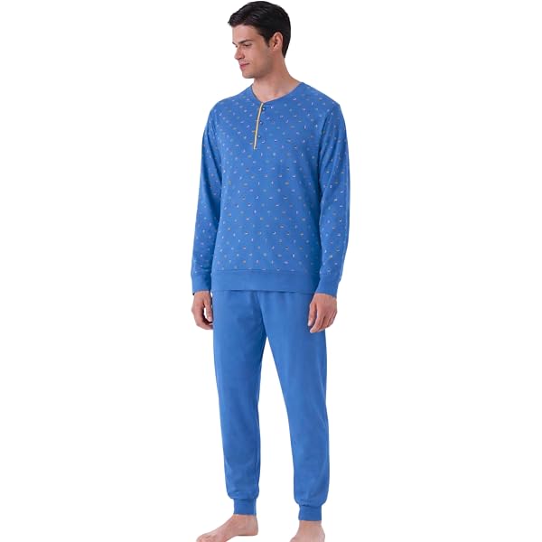 Pigiama Donna Cotone Aperto Manica Corta Pantalone Lungo Con Polsino Cotone Noidinotte