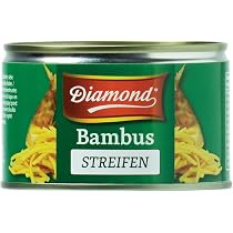 DIAMOND Bambusstreifen, eingelegtes Asia Gemse im Glas, geeignet fr  Wok-Gerichte, low carb - 1 x 227 g : Amazon.de: Lebensmittel & Getrnke