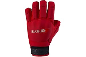 2021 Grays Hockey Touch Pro Gloves Hand Protection - Red Black