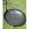 Grillrost Fr Feuerschale 60cm Verchromter Rost Hhenverstellbare Halterung