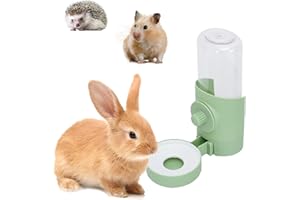 BDBFPAN Automatischer Wasserspender Kaninchen, 500ml HäNgend Haustier Trinkflasche, Meerschweinchen Chinchilla Kaninchen ZubehöR, Hasenspielzeug, Hamster Trinkflasche Kaninchen Futternapf