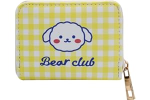 AfitLulu Piccolo portafoglio da donna porta carte di credito da donna stile fisarmonica portafoglio da donna in pelle con 11 scomparti per carte di credito, portafoglio da donna con chiusura lampo e