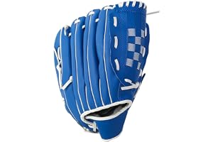 Wakects Baseballhandske för Vänsterhänta Baseballhandske för Vänster Hand Vänsterhänt Baseballhandske 10.5/11.5/12.5 Tum med PU-läder Mjukt Innanfoder och Förstärkta Sömmar för