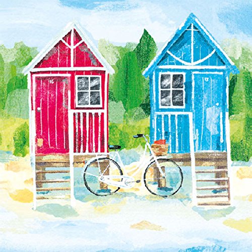 Preisvergleich Produktbild Ambiente Servietten Lunch 33x33cm Strandhütten